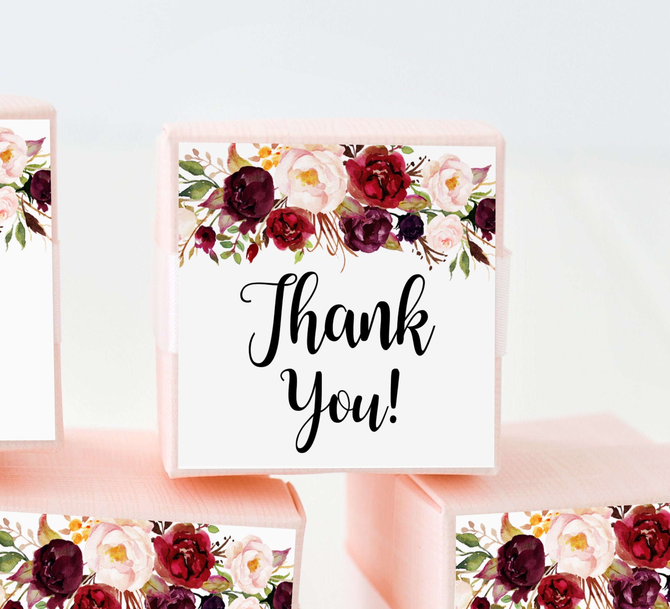 burgundy-thank-you-tags-printable-burgundy-maroon-bridal-etsy