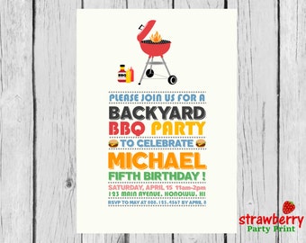 grill invitation etsy invitation for barbecue party