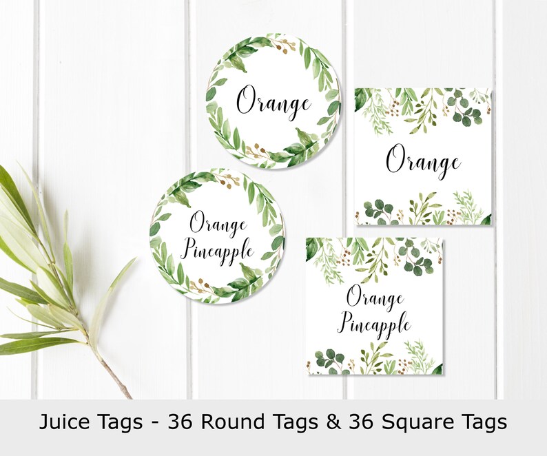 Free printable mimosa juice labels