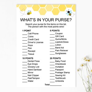 Bumble Bee Baby Shower Games Printable Game Bundle Mommy to Bee Gender ...
