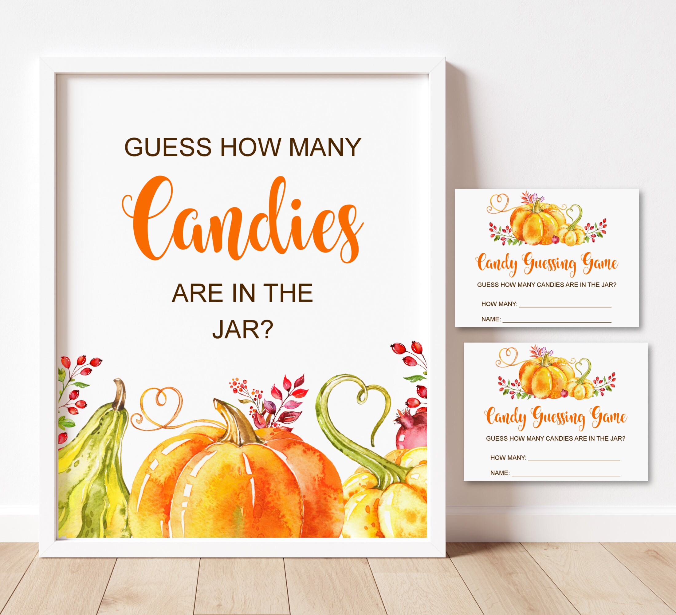 Guess How Many Candies Are In The Jar Pumpkin Baby Shower Game Etsy guess-how-many-candies-are-in-the-jar-pumpkin-baby-shower-game-etsy