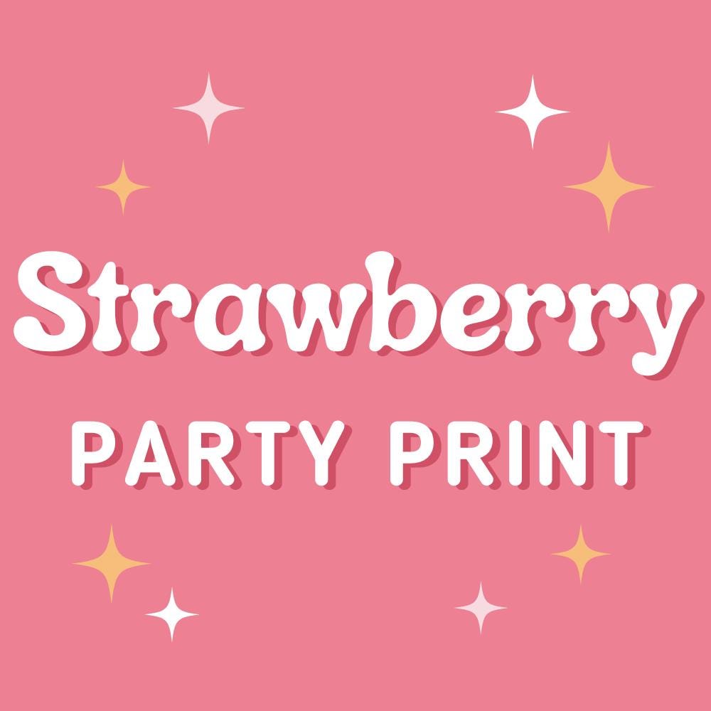 StrawberryPartyPrint