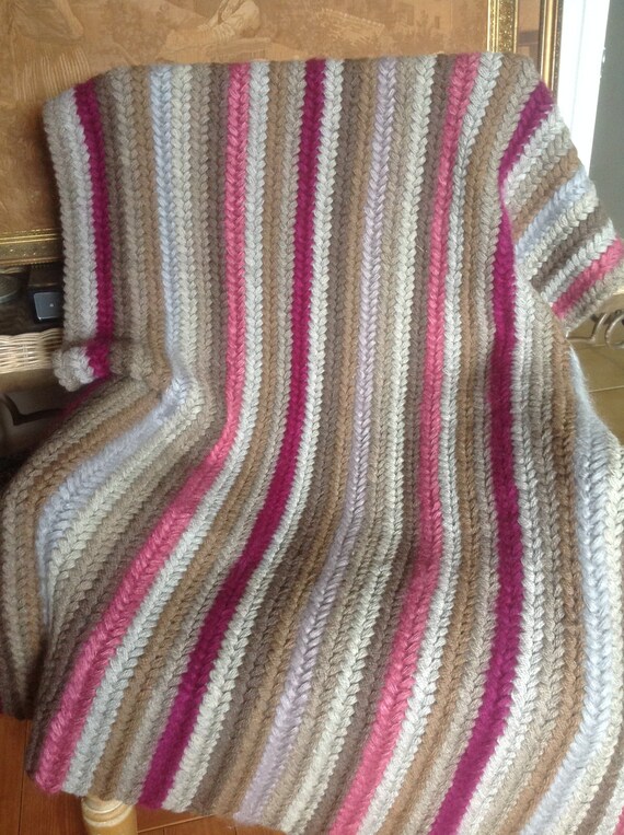 Bunte Hakeldecke Afghane Handgefertigte Wolle Runde Decke Etsy