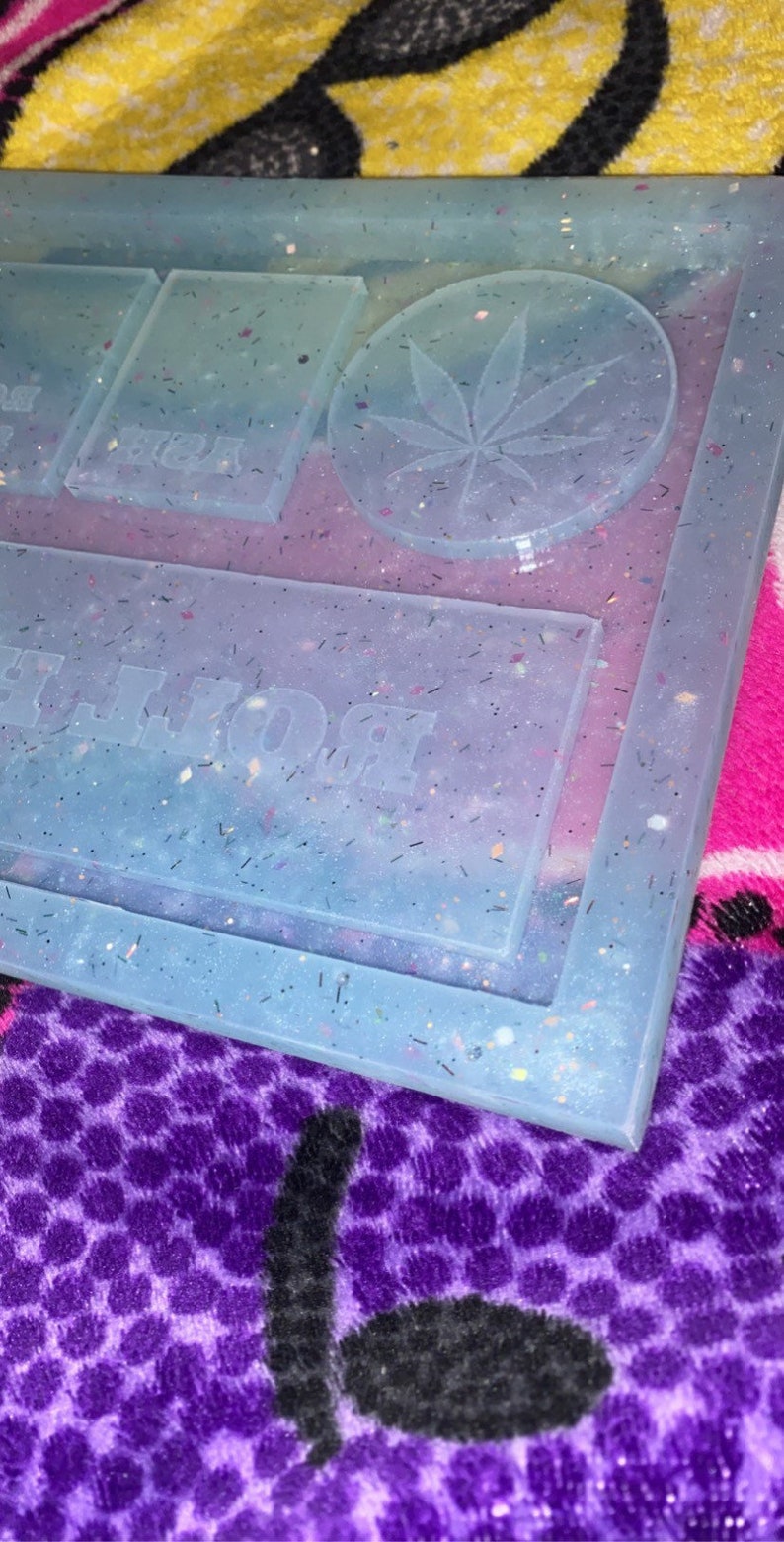 Large 10x8 Rolling Tray Mold with Compartments A Forever Etsy