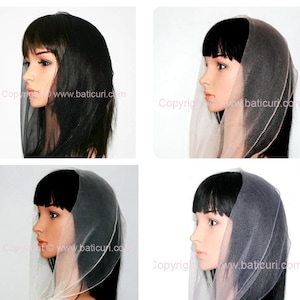 Nylon Rectangular Scarf (wide)