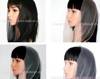 Nylon Rectangular Scarf (wide)