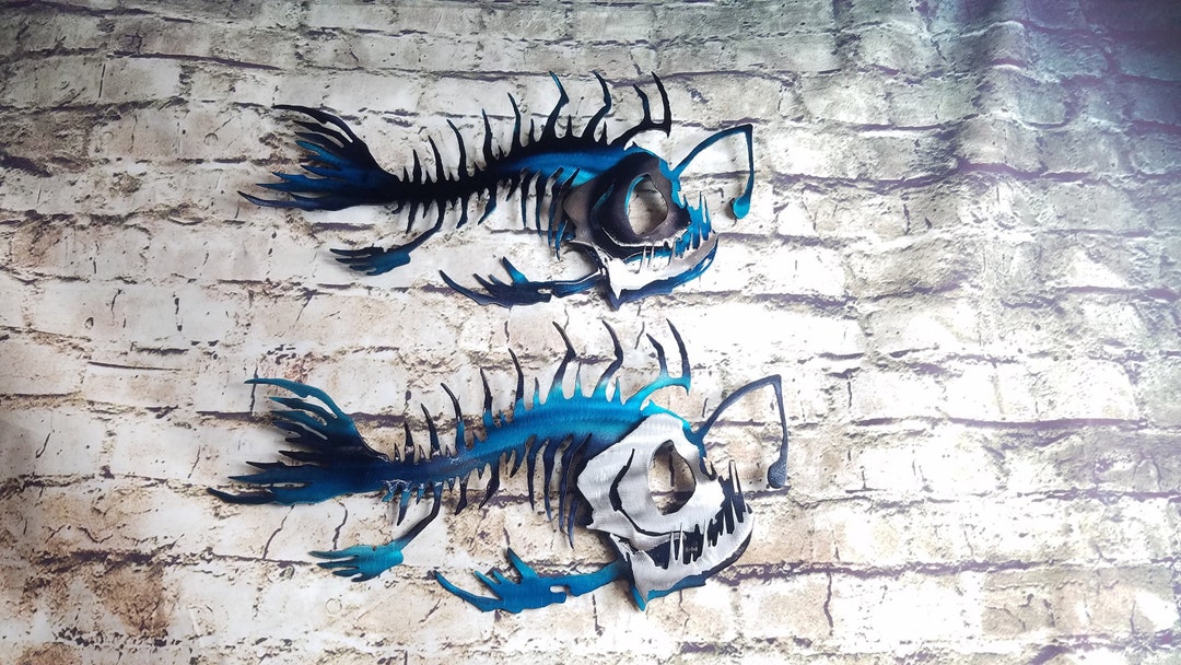 Angler Fish Skeleton, Deep Sea, Creature of the Dark Ocean, Marine Life