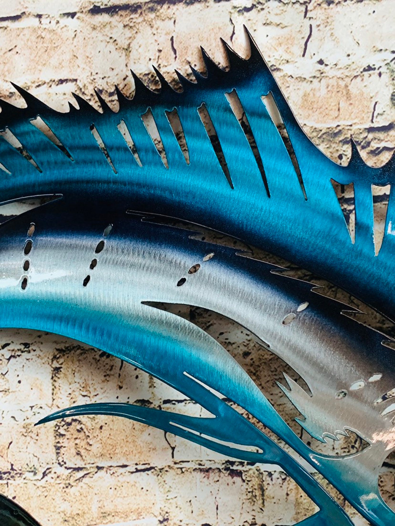 Swordfish Metal Wall Art Marlin Metal Wall Art Under the Sea Etsy