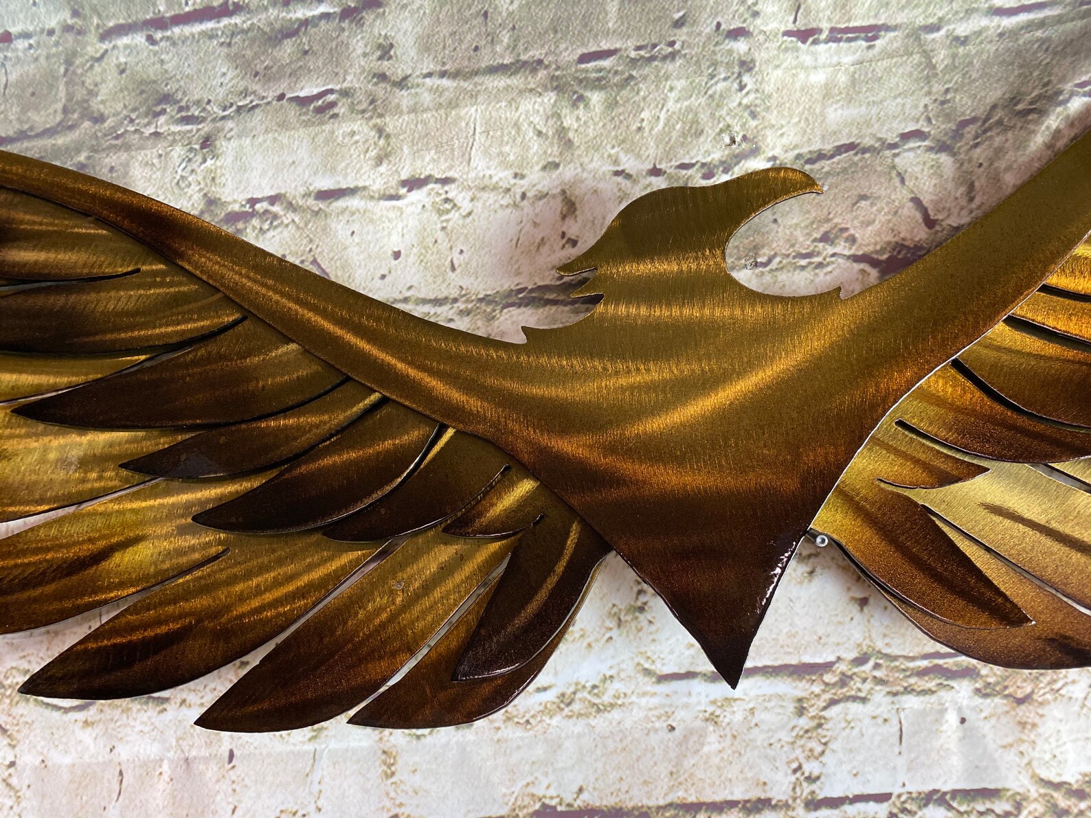 Phoenix Metal Wall Art Phoenix Rising Wall Art Firebird Wall Etsy