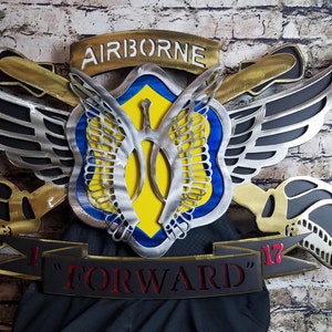 military metal art