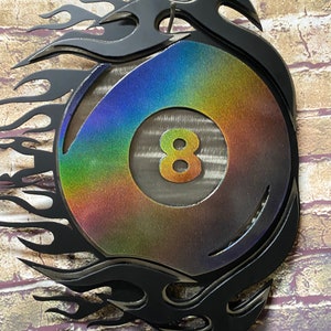 Bola en llamas 8, Bolas de billar, Magic 8 Ball, Pool Sharks