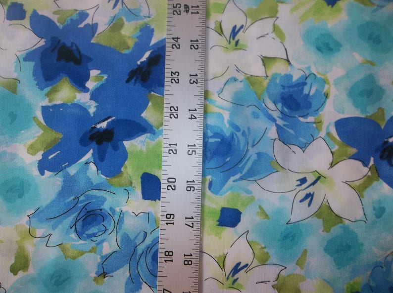 Garden Floral Cotton Fabric 251 image 4