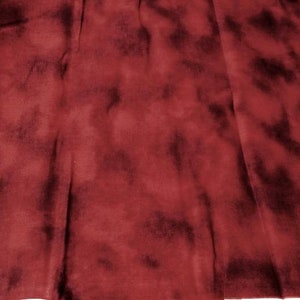 Wine Maroon Blotched 100% Cotton Fabric #432