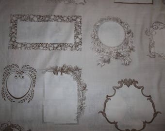 Matters of Two Hearts" Vintage 100% cotton Fabric #177