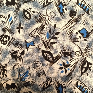 Artsy Blue 56/57&quot; Wide 100% Cotton Fabric #499