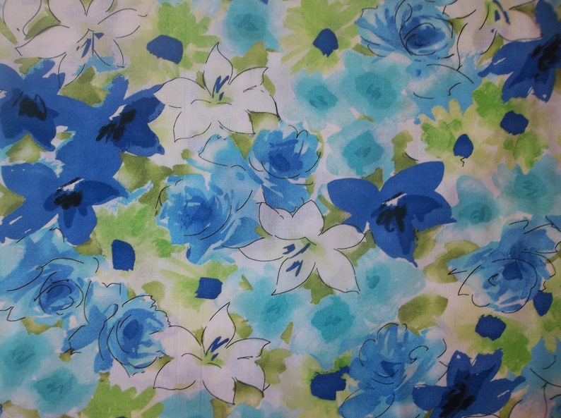 Garden Floral Cotton Fabric 251 image 2