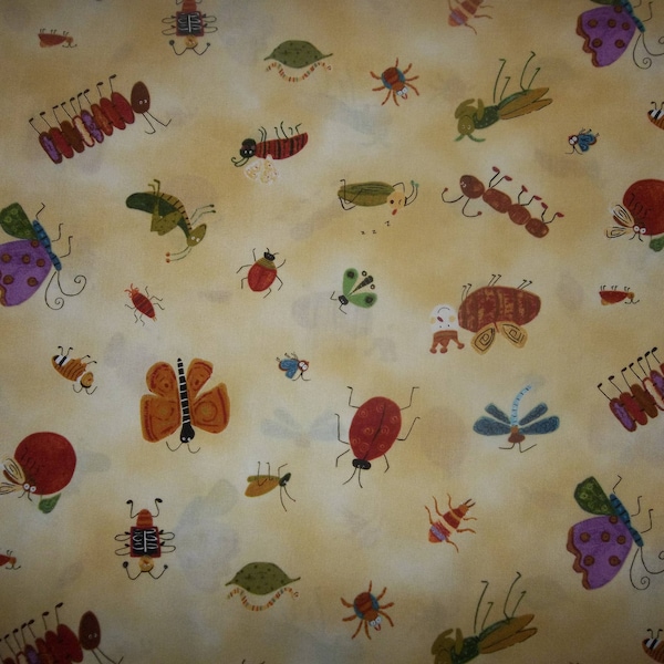 Creatures & Critters" 100% Cotton Fabric #178