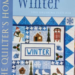 The Quilter&#39;s Home Winter Pattern Instructions Book HS#6