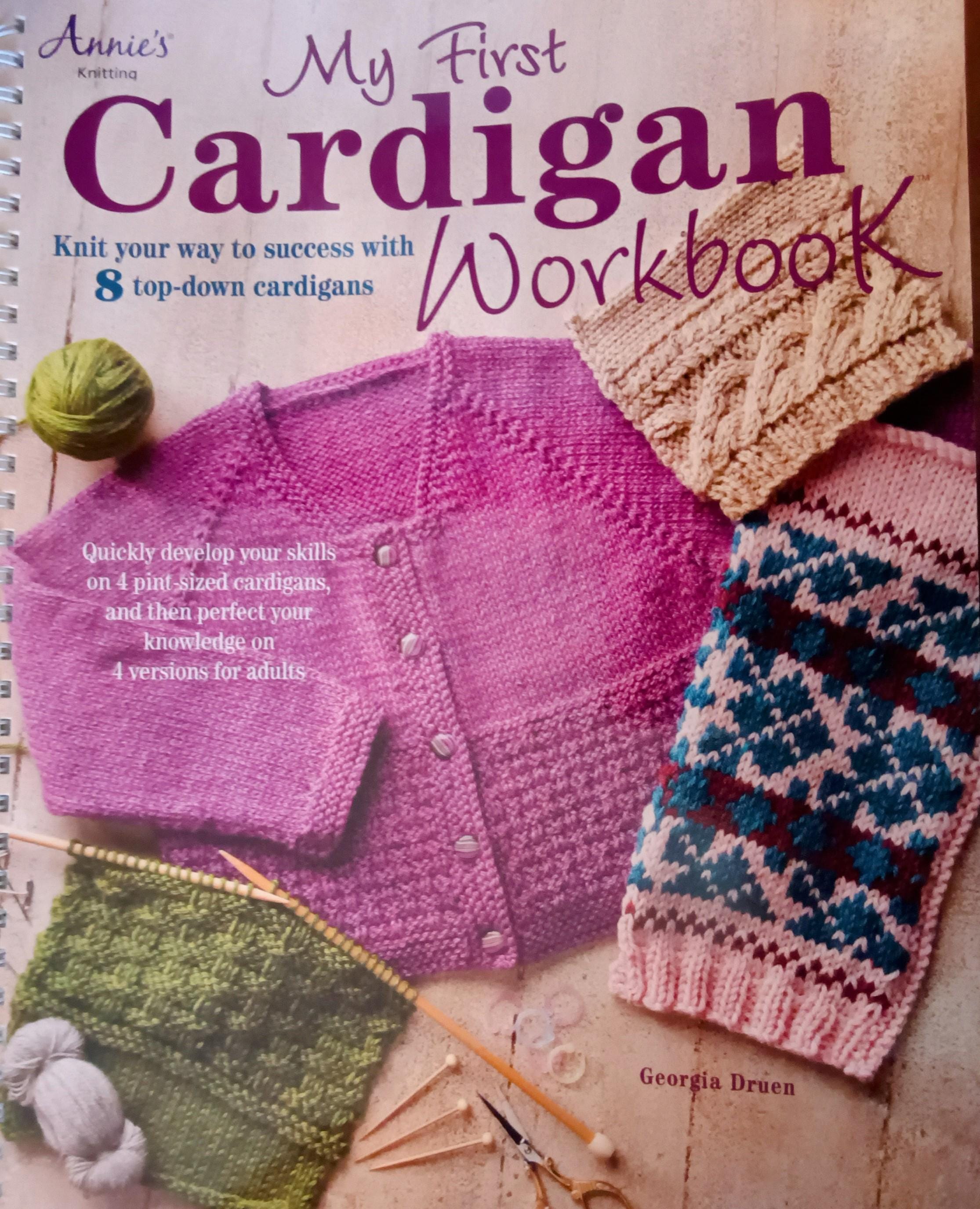 Annie's Knitting Cardigan Pattern Workbook HS#6 - Etsy