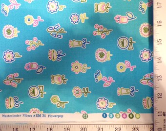 Summersault Flowerpop Erin McMorris Cotton Fabric #419