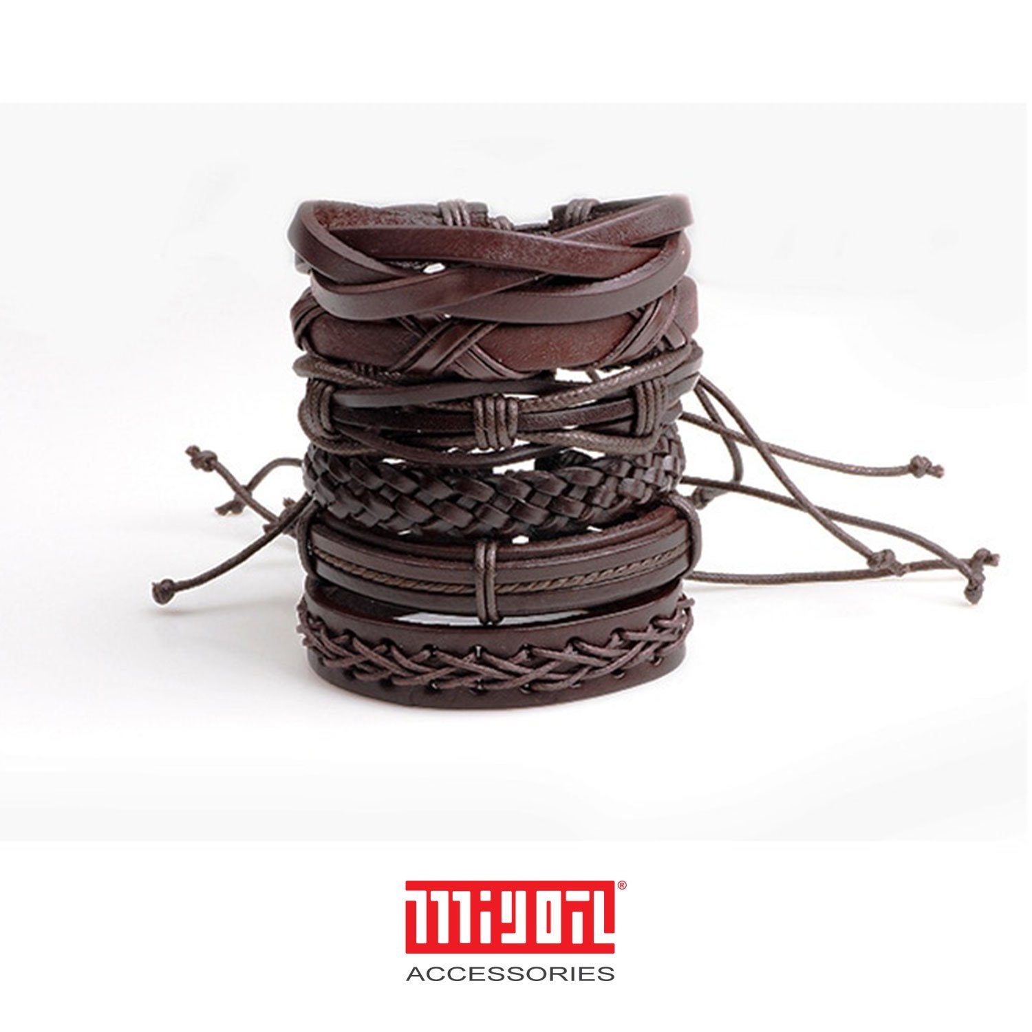 Buy Multi Layer Leather Bracelet With Metal Beads, Adjustable Brown Leather  Bracelet, Men's Bracelet, Women's Bracelet, Boho Hippie Bracelet Online in  India - Etsy