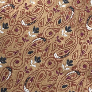 Ermenegildo Zegna 100% silk tie brocade bronze gold necktie