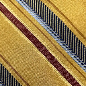 Robert Talbott for Nordstrom 100% silk stripe  blue red gold