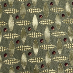 Ermenegildo Zegna silk tie necktie brocade green