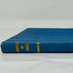 Livre vintage Shadows of the Sails par John Anderson 1923 Première édition Nautical Poetry Book - James Brown & Son Glasgow