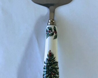Cuchillo para servir tartas, quiches y pasteles navideños Spode