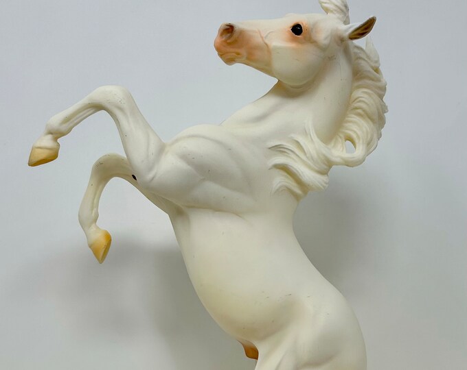 Breyer SILVER Rearing Stallion White Lone Ranger Horse Mustang ...