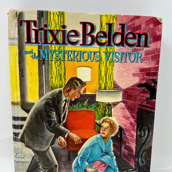Trixie Belden Mysterious Visitor livre de Julie Campbell 1954