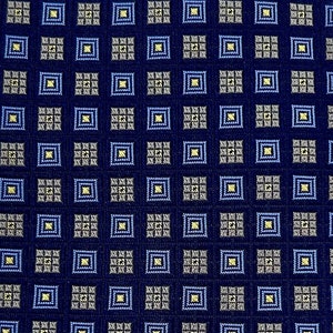 Robert Talbott Estate for Mario&#39;s Seattle brorade silk tie necktie blue