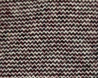 vintage wool Austin Reed thin skinny tie necktie heathered brown knit