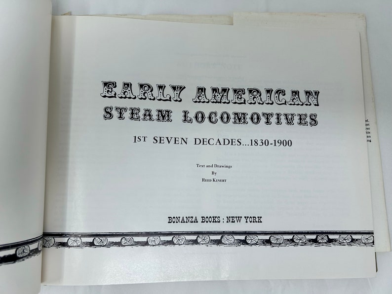 1962 Frühe amerikanische Dampflokomotiven, 1. Sieben Jahrzehnte, 1830-1900. Text und Zeichnungen von Reed Kinert Bild 4