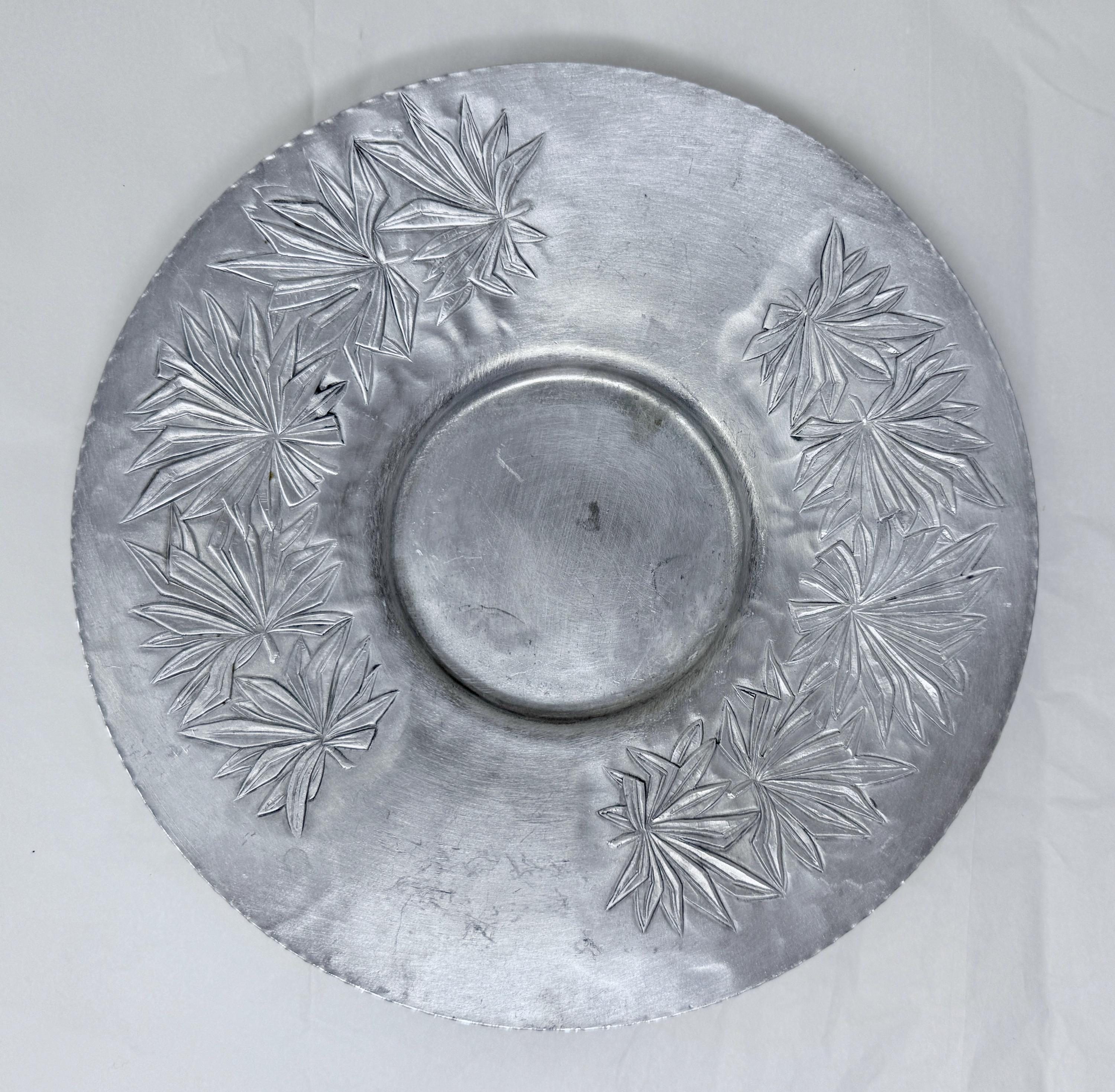 Vintage Everlast Forged Metal Aluminum Plate – #7009 Palm/maple
