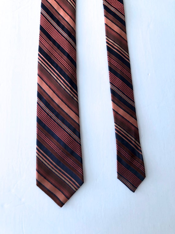 vintage Broletto strip silk tie necktie - image 8