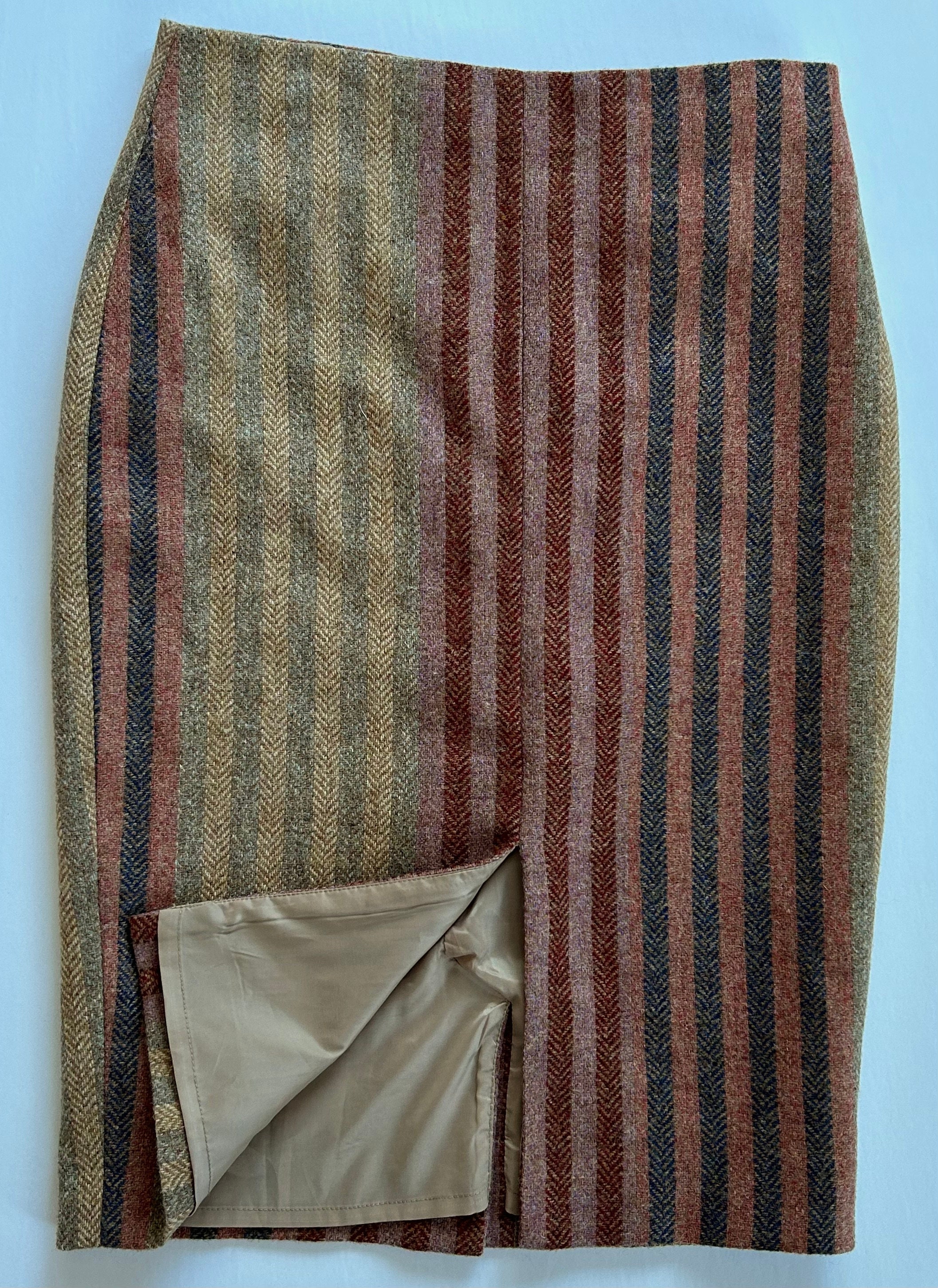 Jupe crayon Boden en tweed britannique et laine mélangée