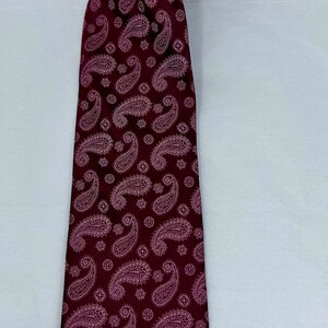 Ike Behar silk brocade tie necktie pink zdjęcie 3