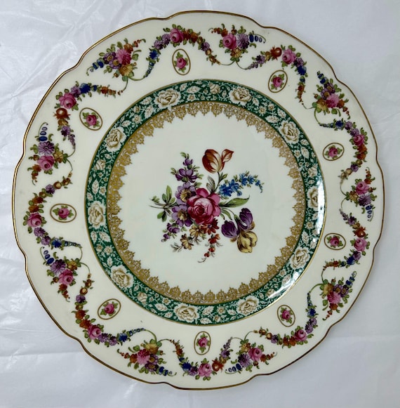 シューマンババリア ドレスデン ガーランド プレート 25.5cm