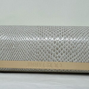 Jimmy Choo Sunglass or Eyeglass Case Jimmy Choo Sunglasses / Eyeglasses Case Grey With Cleaning  main image 3