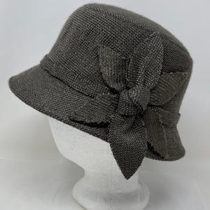 Bucket Cloche Hat Gray - Etsy display picture 1