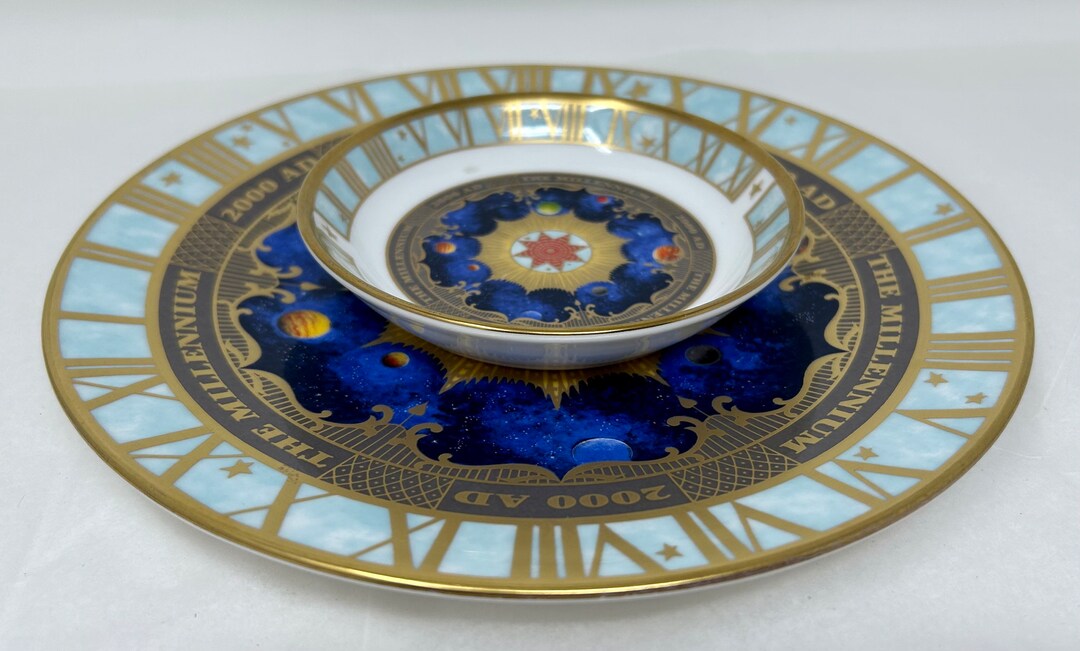 Set of the Millennium 2000 AD Plate & Bowl Royal Worcester - Etsy