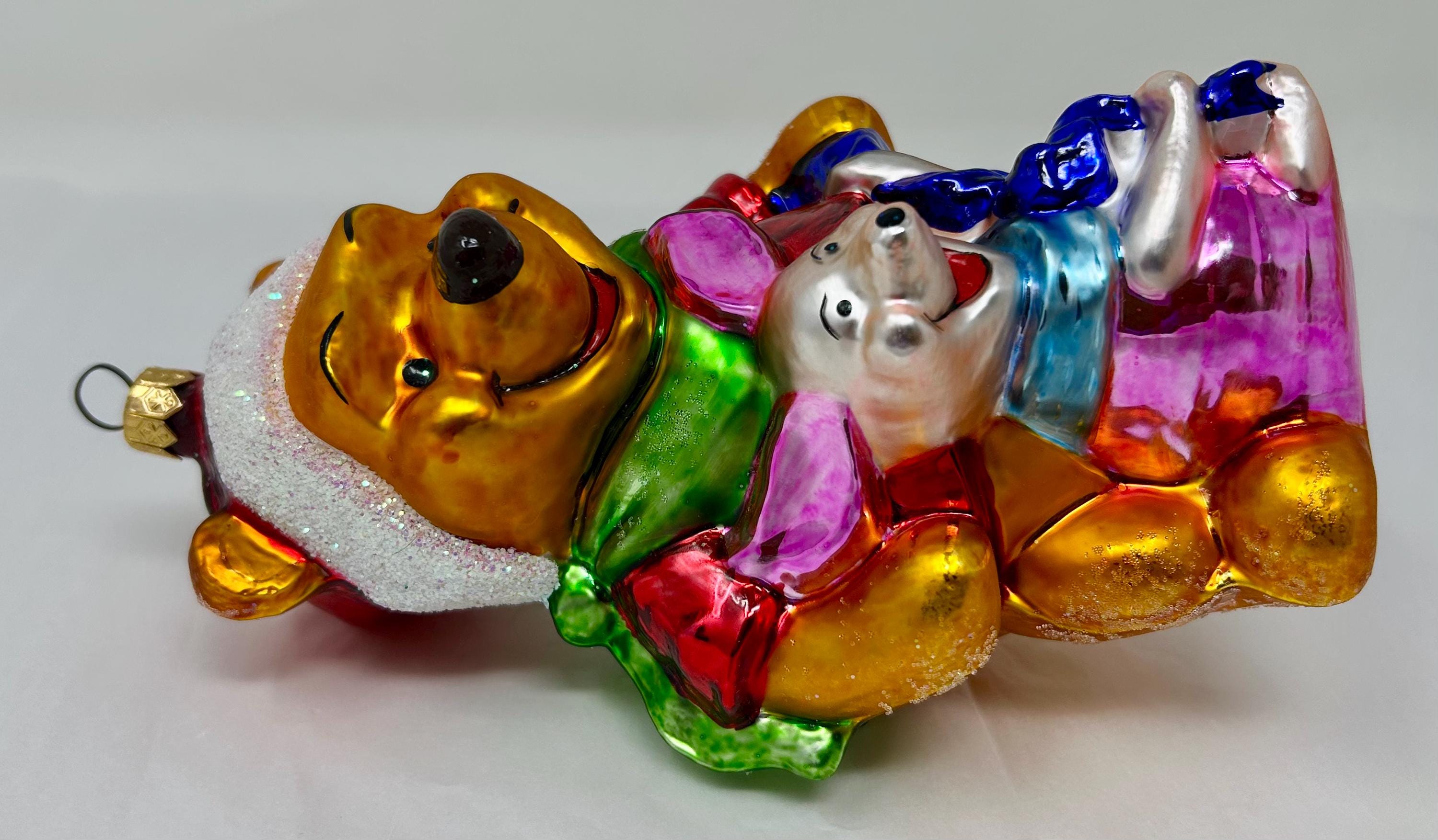 Vintage Christopher Radko Disney Winnie the Pooh & Piglet Ornament