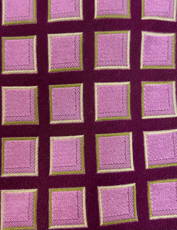 Ermenegildo Zegna tie necktie silk brocade pink