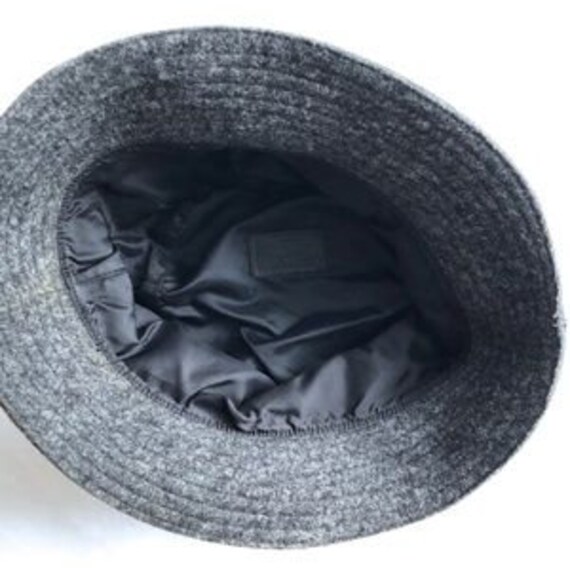 Buy Unisex Wool Coach Hat Totes P/S Heather Grey Bucket Knit  display picture 2