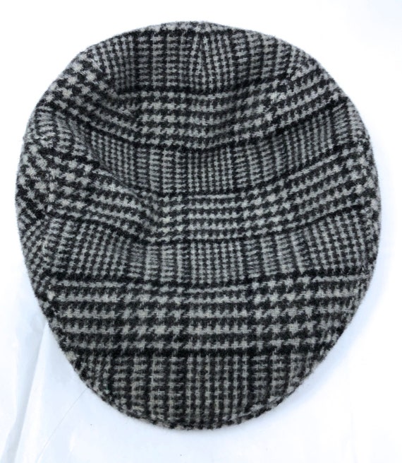 Doria Gruppo Borsalino Italy 58 Houndstooth newsb… - image 2