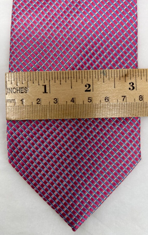 Nordstrom brocade pink tie necktie 100% silk classic necktie View 2