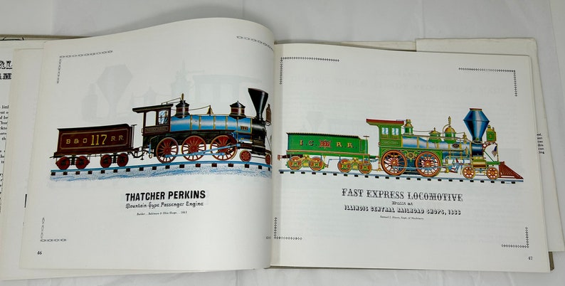 1962 Frühe amerikanische Dampflokomotiven, 1. Sieben Jahrzehnte, 1830-1900. Text und Zeichnungen von Reed Kinert Bild 7