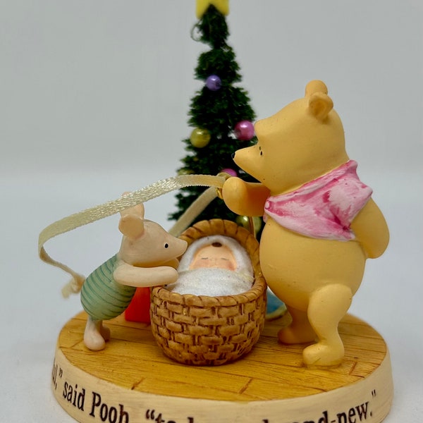 Winnie the Pooh Baby First Christmas Ornament Etsy
